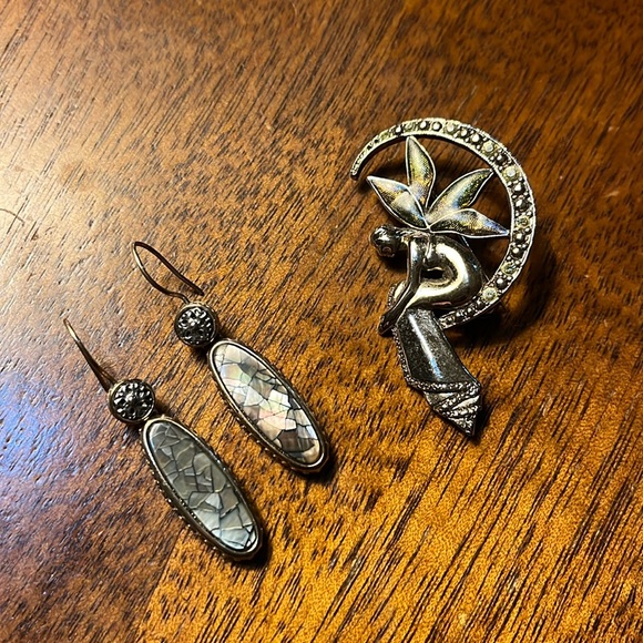 Jewelry - Fairy Pin & Earrings